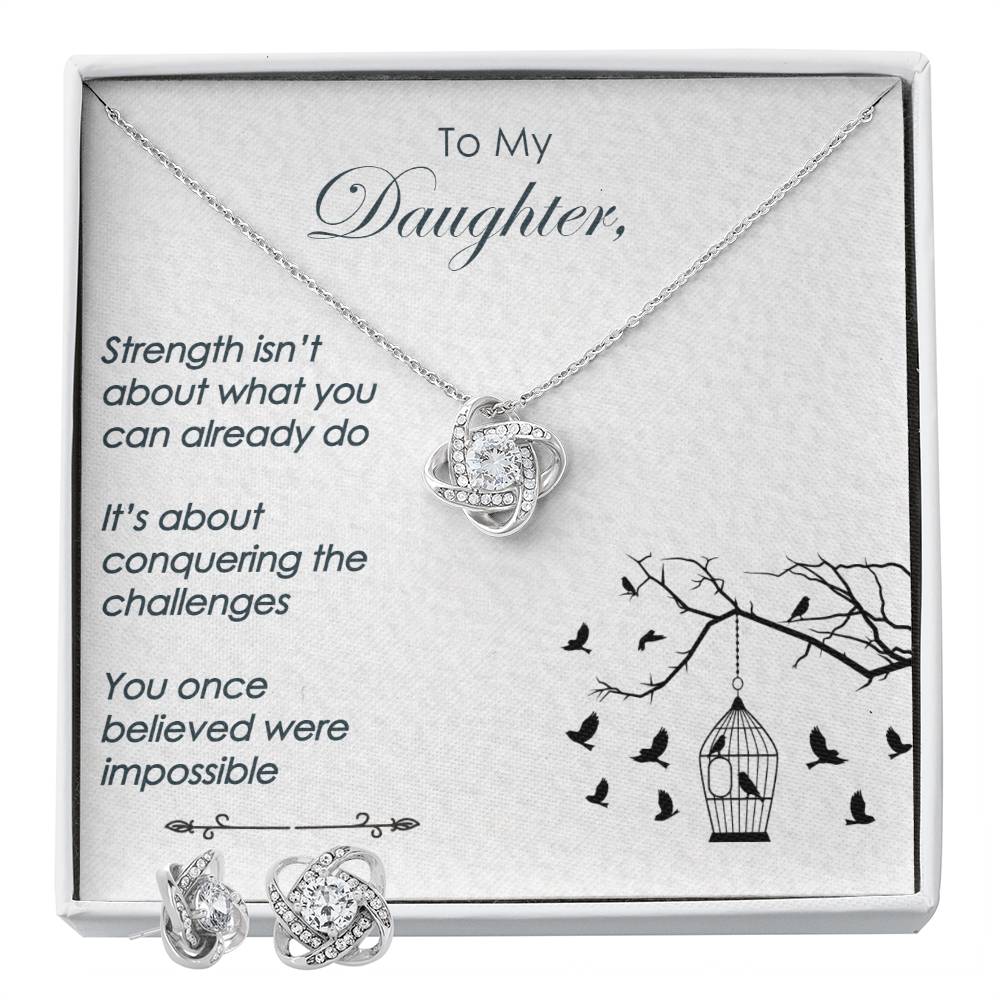 To Daughter- Strength Necklace Bundle