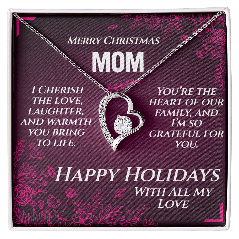 Christmas Collection- Mom's Heart Necklace